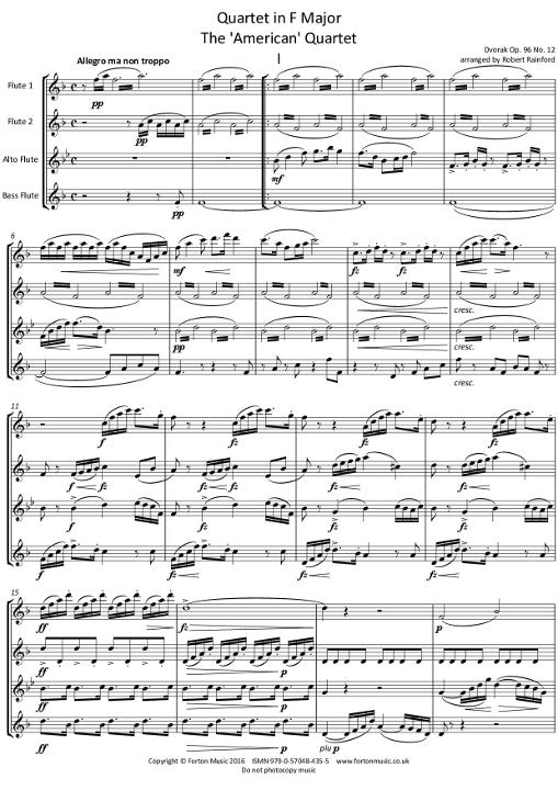 Dvorak, A :: Quartet in F Major: The 'American' Quartet