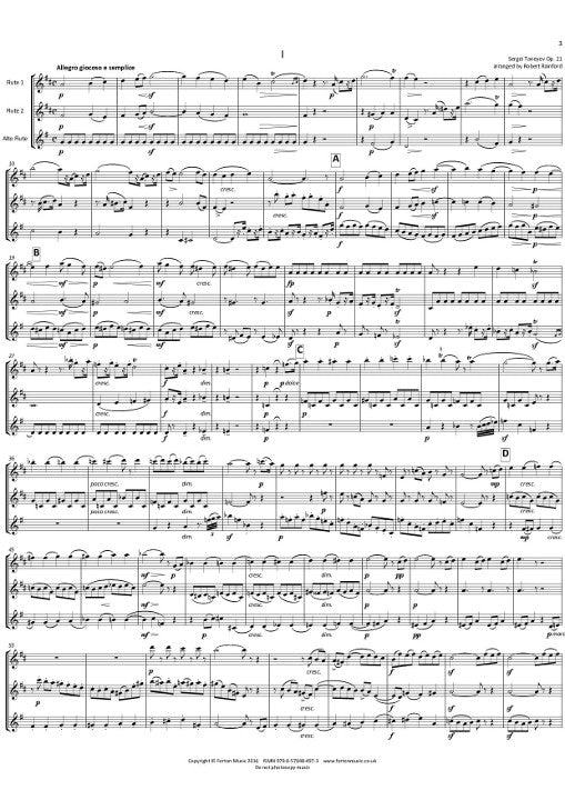 Taneyev, S :: Trio