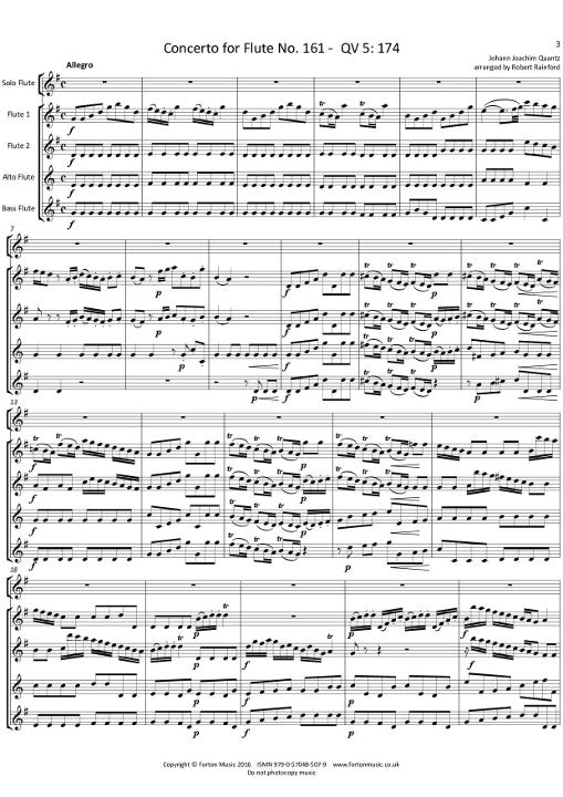 Quantz, JJ :: Concerto No. 161