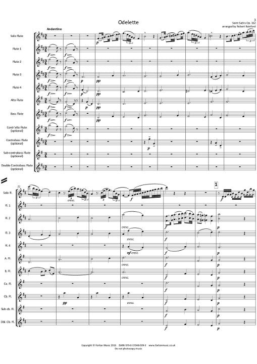 Saint-Saens, C :: Odelette