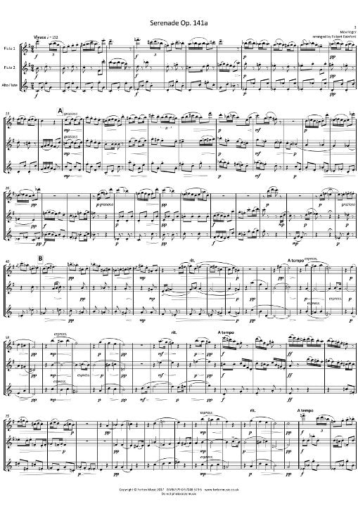 Reger, M :: Serenade