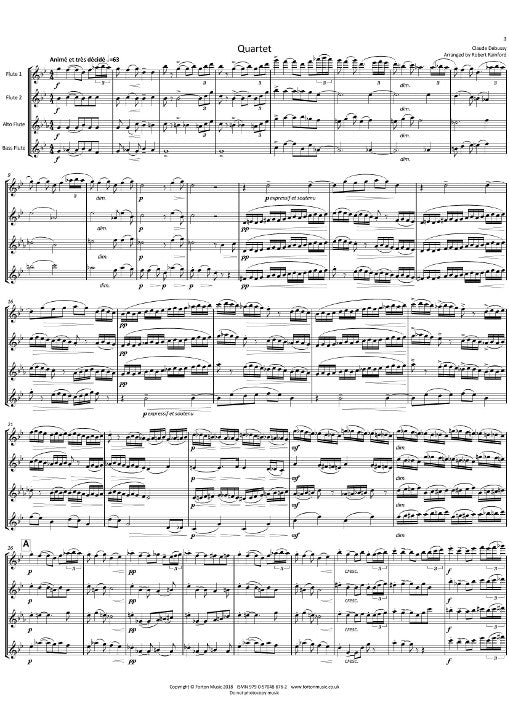 Debussy, C :: Quartet