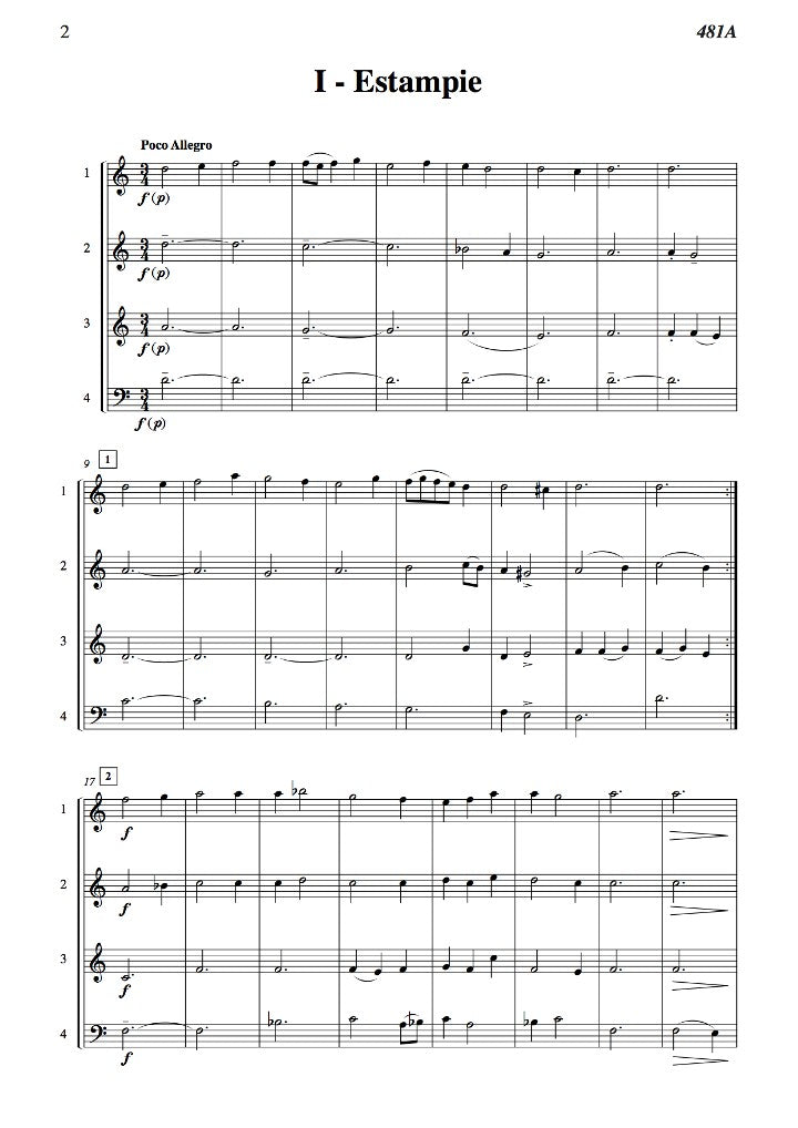 Wiggins, C :: Three of a Kind for Flexible Quartet