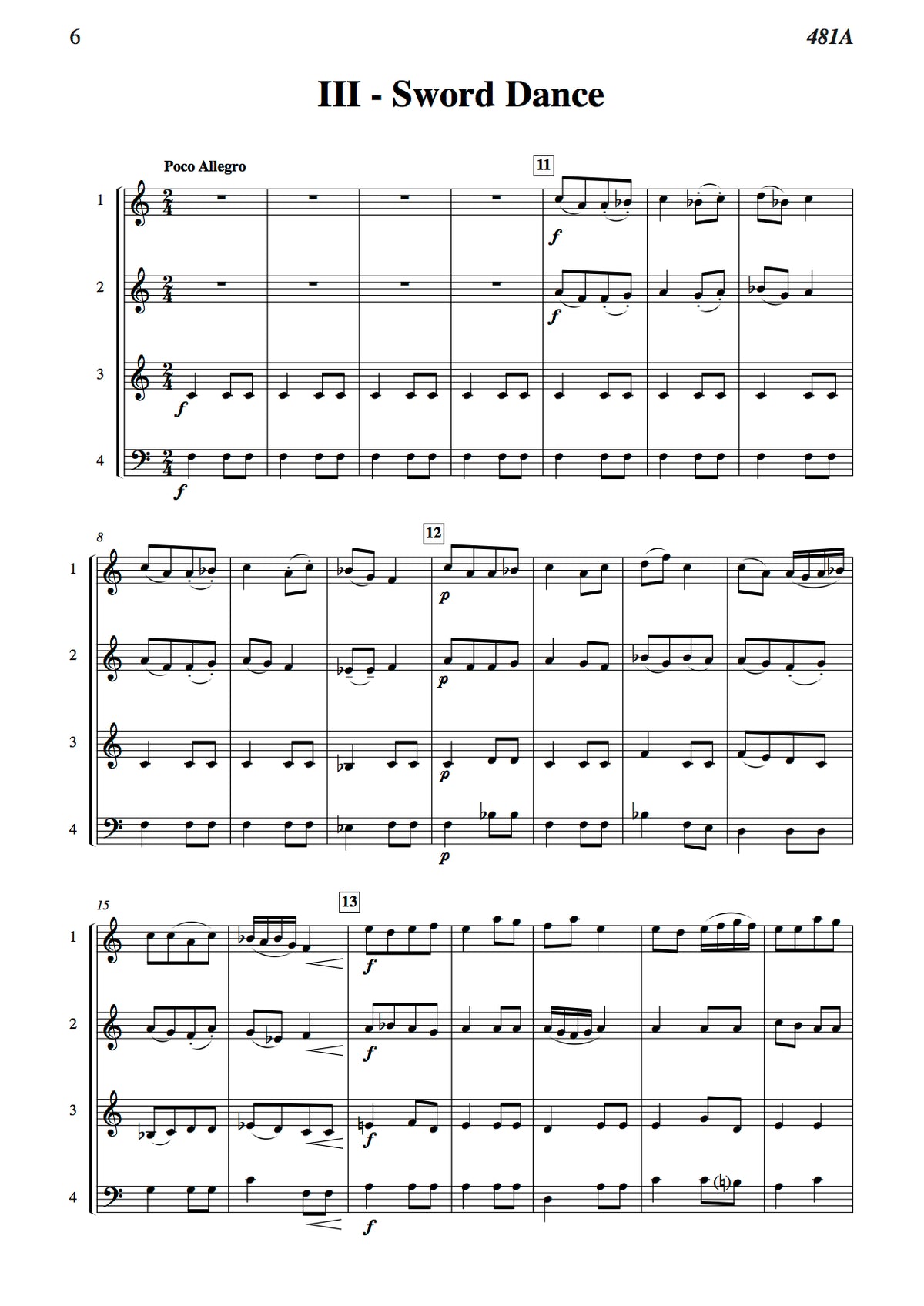Wiggins, C :: Three of a Kind for Flexible Quartet