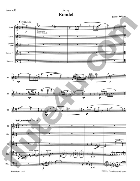 LeFanu, N :: Rondel