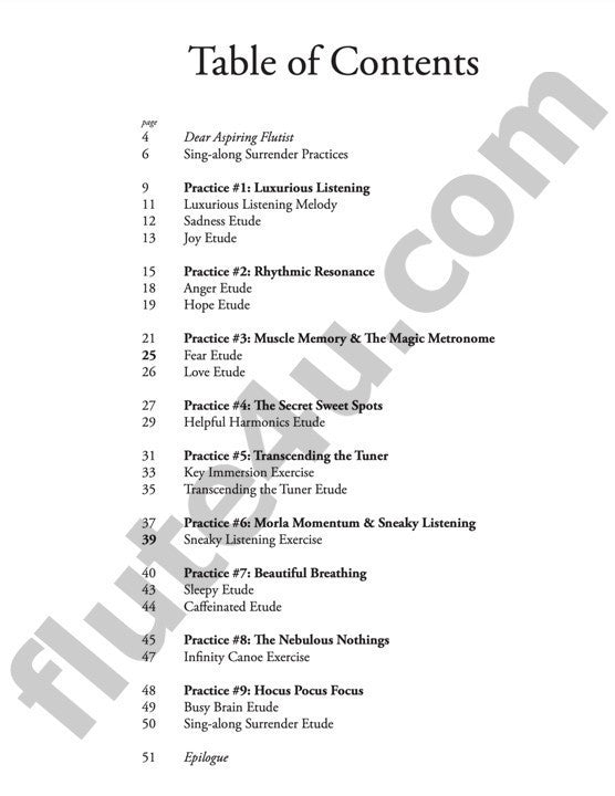 Sanchez, T :: The Aspiring Flutist's Sing-along Surrender Etude Book