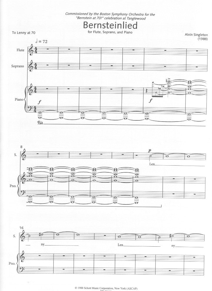 Singleton, A :: Bernsteinlied