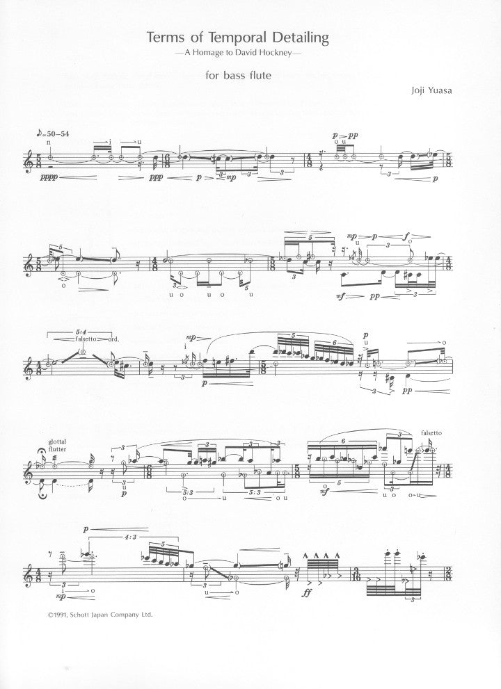 Yuasa, J :: Terms of Temporal Detailing