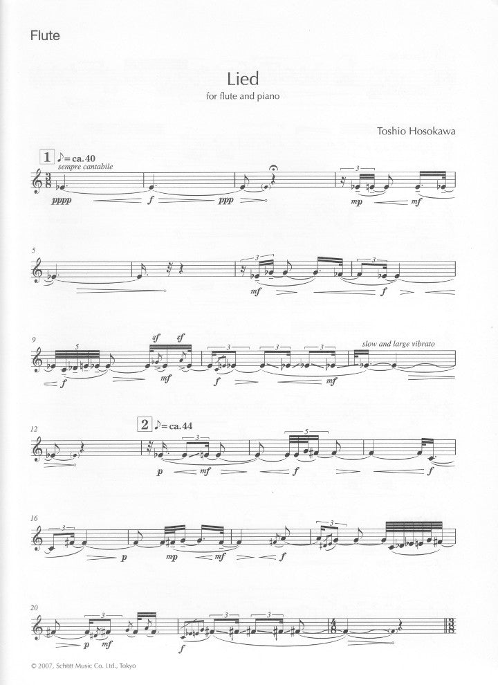 Hosokawa, T :: Lied [Song]