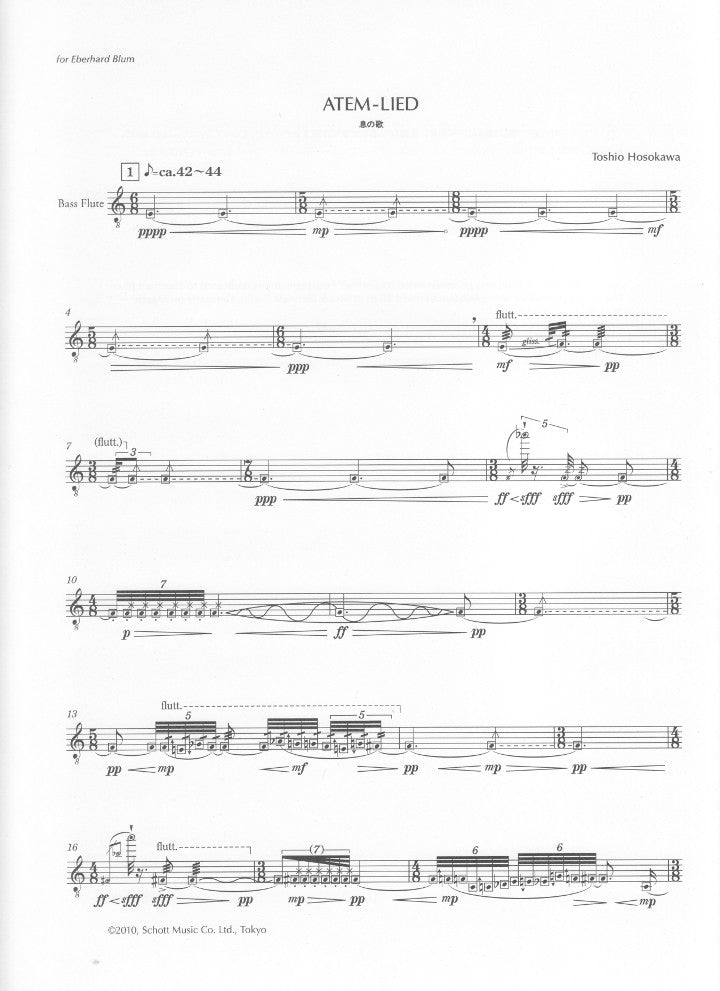 Hosokawa, T :: Atem-Lied [Breath-Song]
