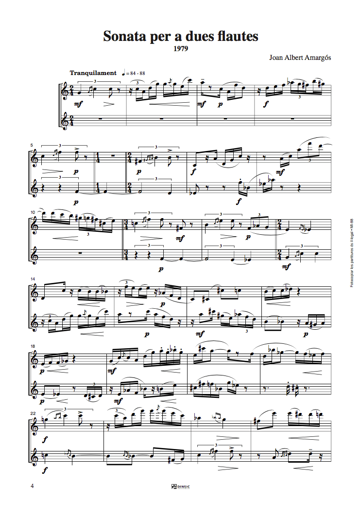 Amargos, JA :: Sonata