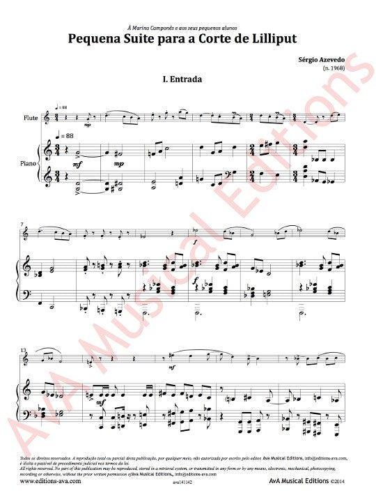 Azevedo, S :: Pequena Suite para a Corte de Lilliput [Small Suite for the Court of Lilliput)