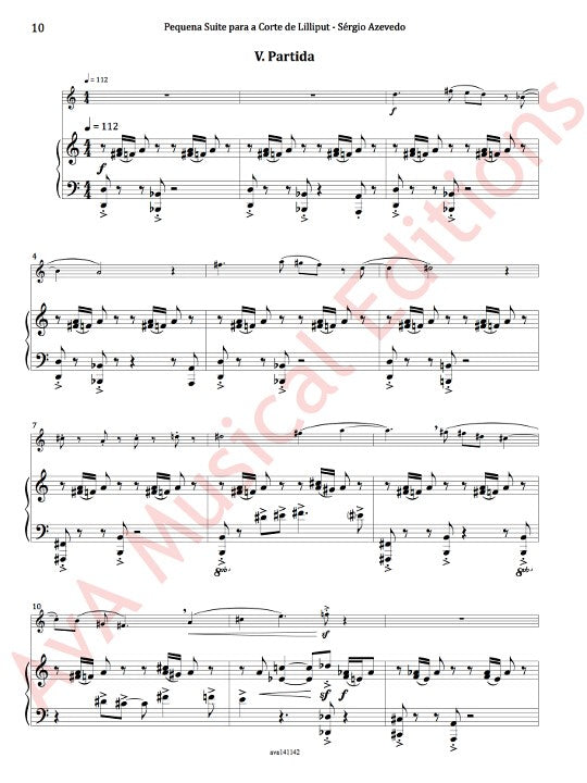 Azevedo, S :: Pequena Suite para a Corte de Lilliput [Small Suite for the Court of Lilliput)