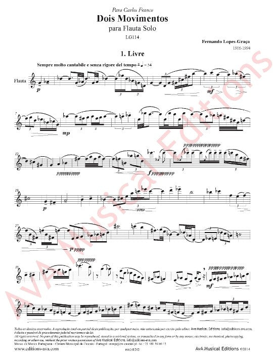 Lopes-Graca, F :: Dois Movimentos [Two Movements]