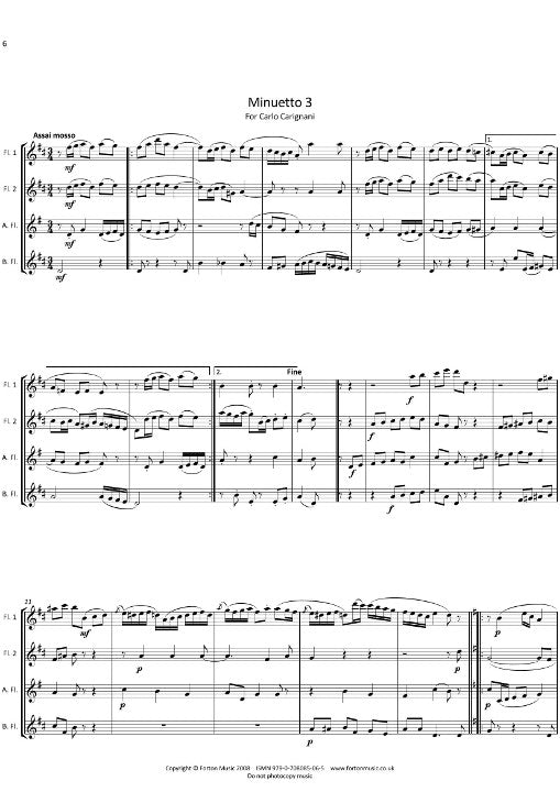 Puccini, G :: Three Minuets
