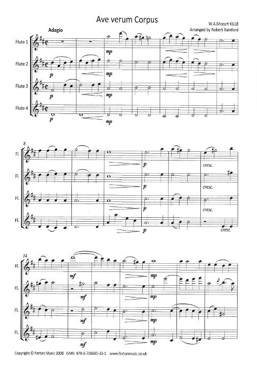 Mozart, WA :: Ave Verum Corpus