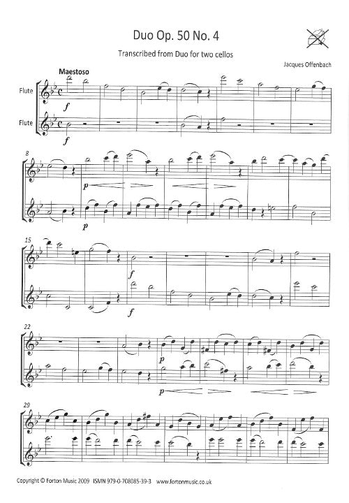 Offenbach, J :: Duos: Opus 50, No. 4-6