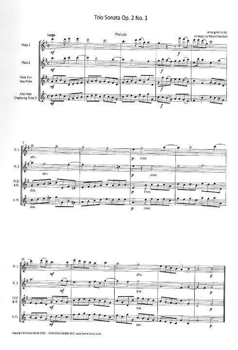 Corelli, A :: Trio Sonatas: Opus 2, No. 1-4