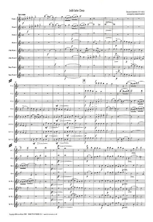 Gabrieli, G :: Jubilate Deo