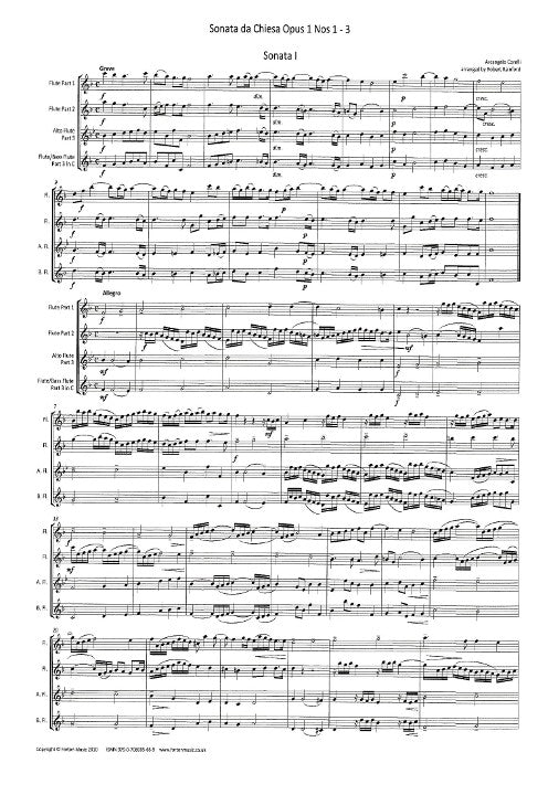 Corelli, A :: Sonata da Chiesa: Opus 1, No. 1-3