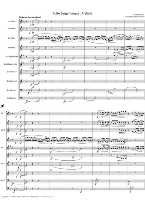 Debussy, C :: Prelude from Suite Bergamasque