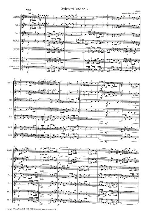 Bach, JS :: Orchestral Suite No. 2