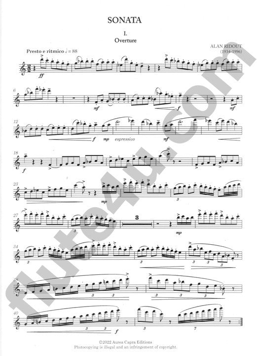 Ridout, A :: Sonata