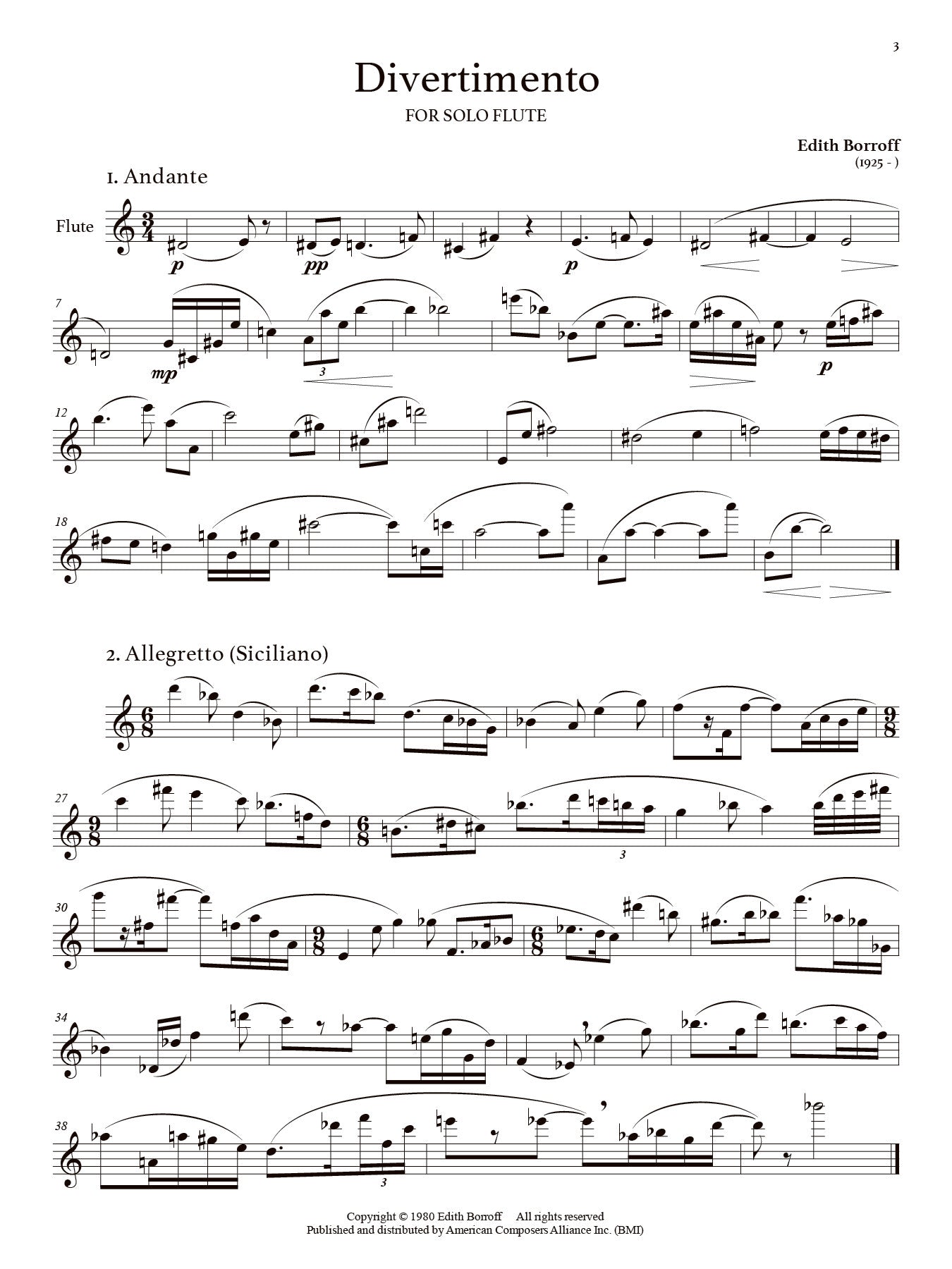 Various :: Flute Works by American Composers