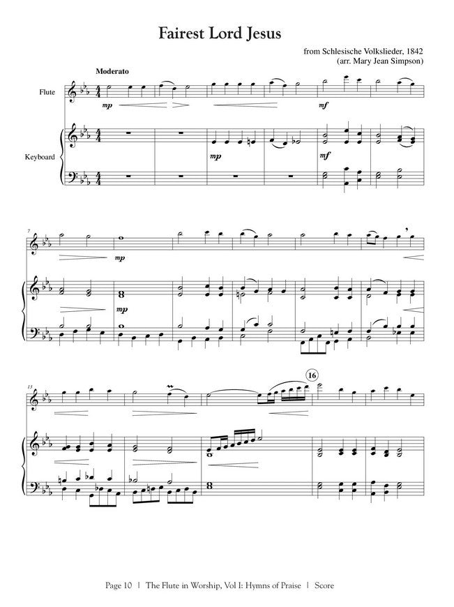 Various :: The Flute in Worship - Volume 1: Hymns of Praise