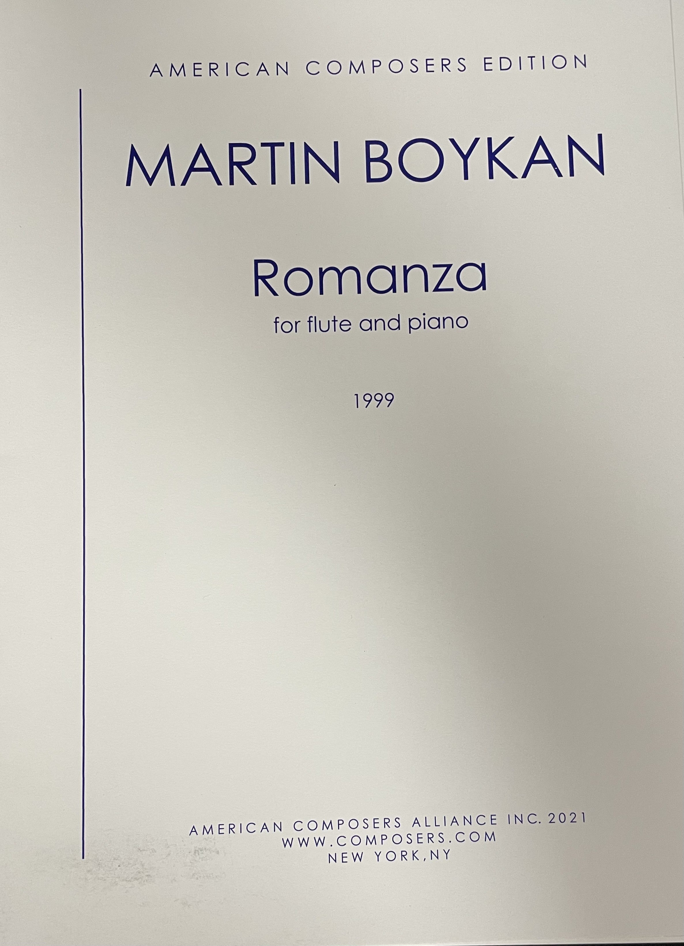 Boykan, M :: Romanza