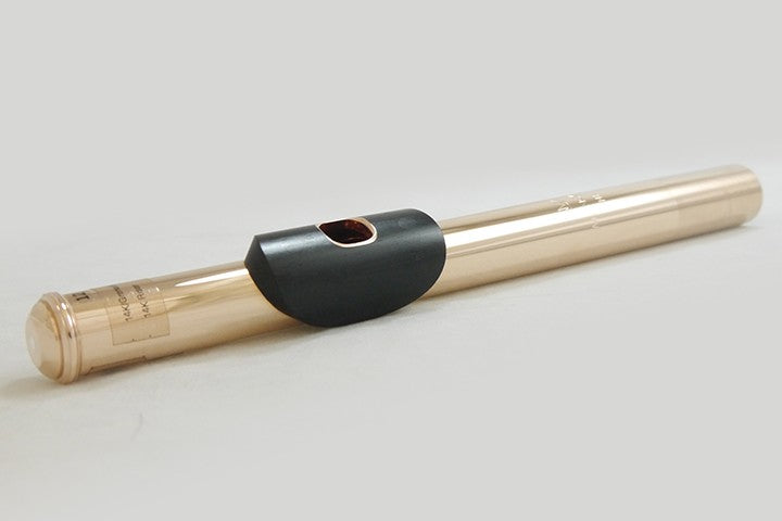 Mancke Flute Headjoint - 14k Gold / Grenadilla Lip Plate and Riser