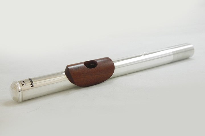 Mancke Flute Headjoint - Sterling Silver/Mopane Lip and Riser