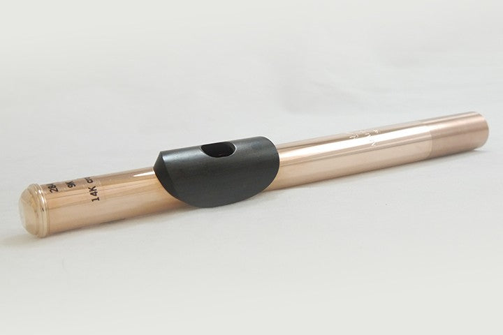 Mancke Flute Headjoint - 9k Gold / Grenadilla Lip and Riser