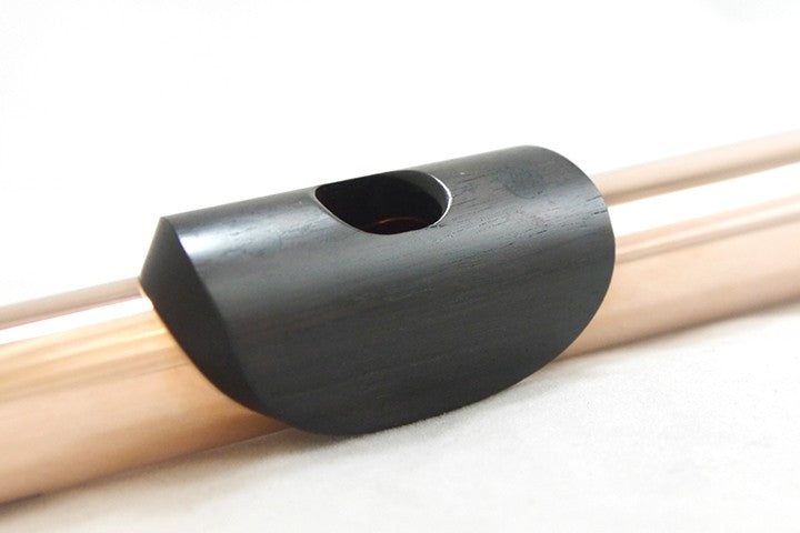 Mancke Flute Headjoint - 9k Gold / Grenadilla Lip and Riser