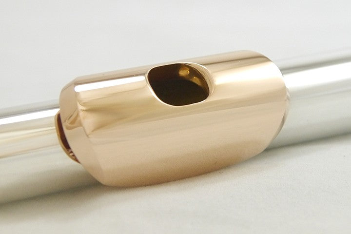 Mancke Flute Headjoint - Sterling Silver/18k Lip Plate and Riser