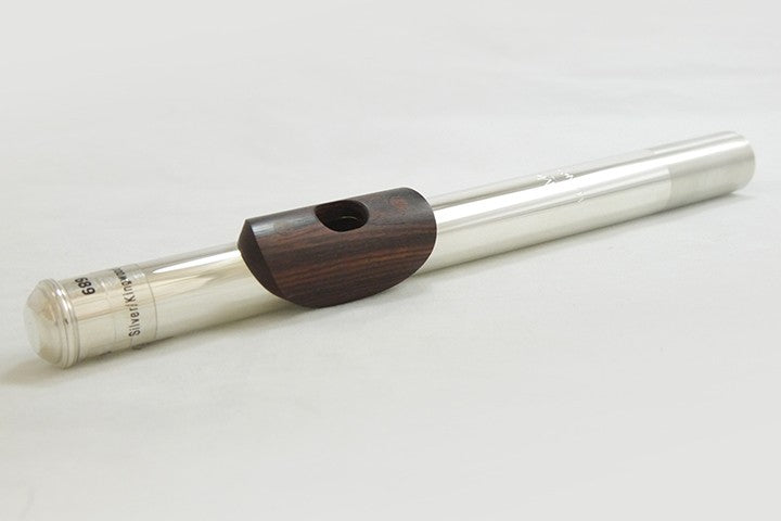 Mancke Flute Headjoint - Sterling Silver/Kingwood Lip and Riser