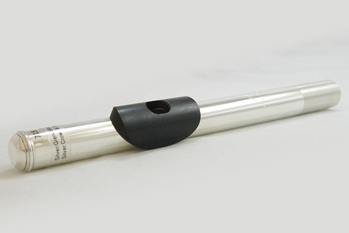 Mancke Flute Headjoint - Sterling Silver/Grenadilla Lip and Riser