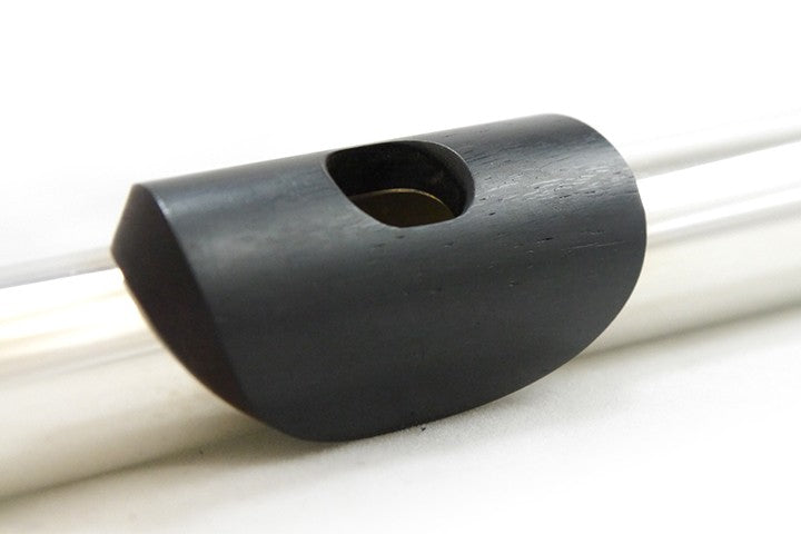 Mancke Flute Headjoint - Sterling Silver/Grenadilla Lip and Riser