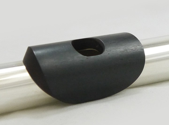 Mancke Flute Headjoint - Sterling Silver/Grenadilla Lip and Riser