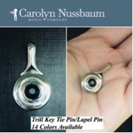 Tie Tack/Lapel Pin - Small B Key