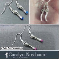 Earrings - Flute Feet