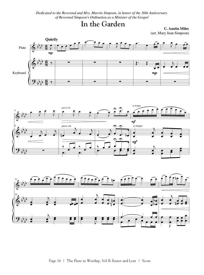 Various :: The Flute in Worship - Volume 2: Easter and Lent