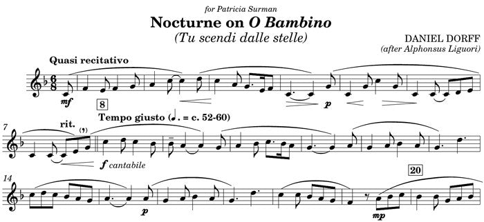 Dorff, D :: Nocturnes for the Nativity