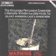 The Kroumata Percussion Ensemble & Manuela Wiesler play music by Jolivet, Harrison, Cage & Sandstrom