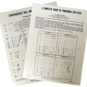 Flute Fingering and Trill Chart