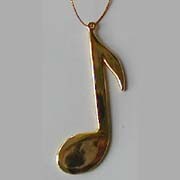 Ornament Brass Music Note