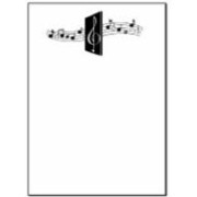 Mini Notepad - Clef