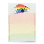 Rainbow 'Eighth Note' Memo Pad
