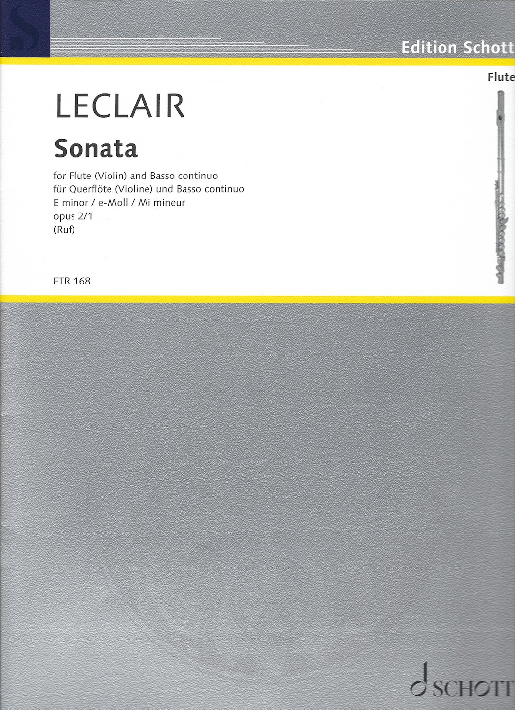 Leclair, JM :: Sonata in E minor op. 2, No. 1 > Carolyn Nussbaum