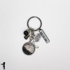 Keychain - Flute Button with Charms
